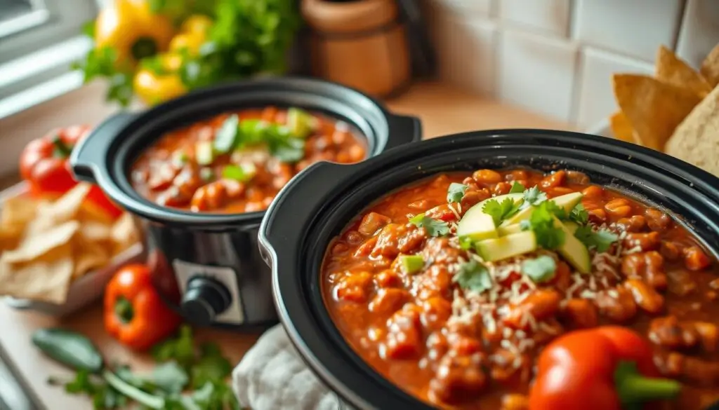 Enchilada Chili Slow Cooker Recipe