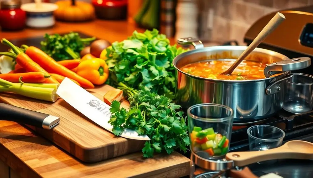 Kitchen Tools for Vegetable Beef Soup