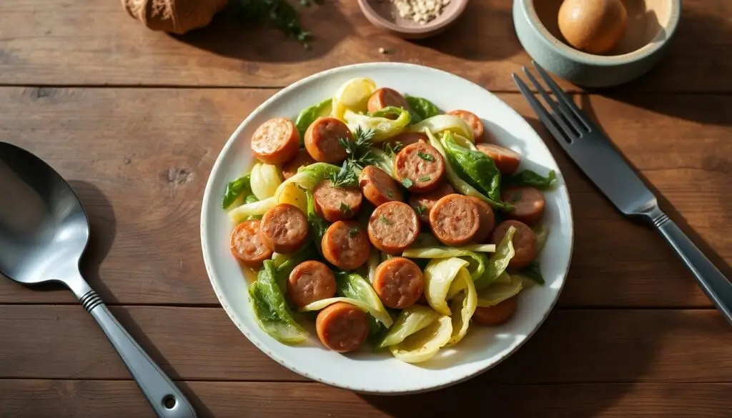 sausage and cabbage recipe